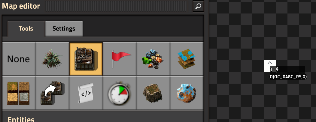 Placed thing